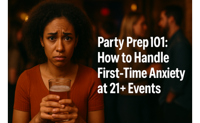 Party Prep 101: How to Handle First-Time Anxiety at 21+ Events