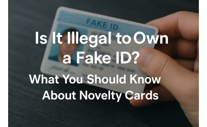 Is It Illegal to Own a Fake ID? What You Should Know About Novelty Cards