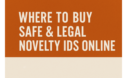 Where to Buy Safe & Legal Novelty IDs Online