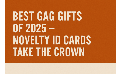 Best Gag Gifts of 2025 – Novelty ID Cards Take the Crown
