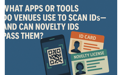What Apps or Tools Do Venues Use to Scan IDs—And Can Novelty IDs Pass Them?