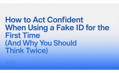 How to Act Confident When Using a Fake ID for the First Time (And Why You Should Think Twice)