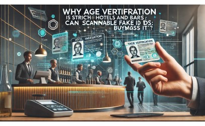 Why Age Verification is Strict in Hotels and Bars: Can Scannable Fake IDs Bypass It?