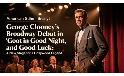 George Clooney’s Broadway Debut in ‘Good Night, and Good Luck’: A New Stage for a Hollywood Legend