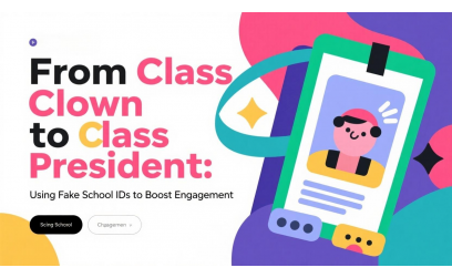 From Class Clown to Class President: Using Fake School IDs to Boost Engagement
