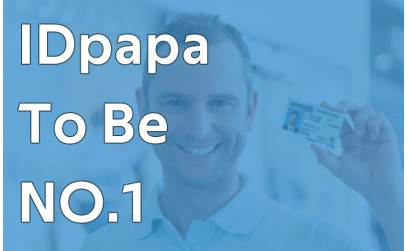 IDpapa To Be No.1  scannable fake ID with real fake ID front and back