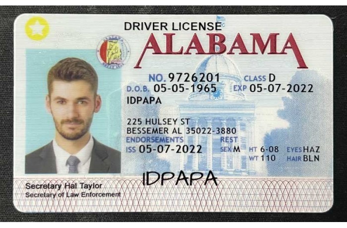 Alabama Fake ID