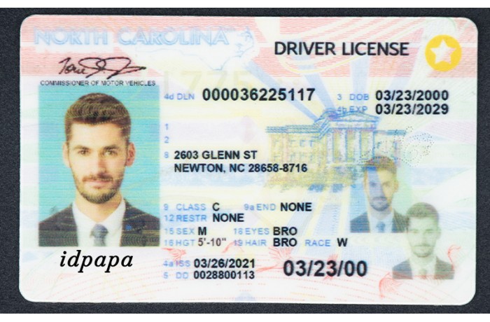 North Carolina Fake ID