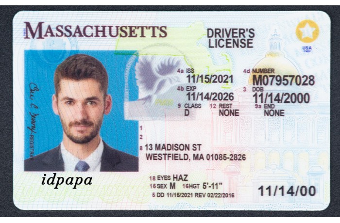 Massachusetts Fake ID