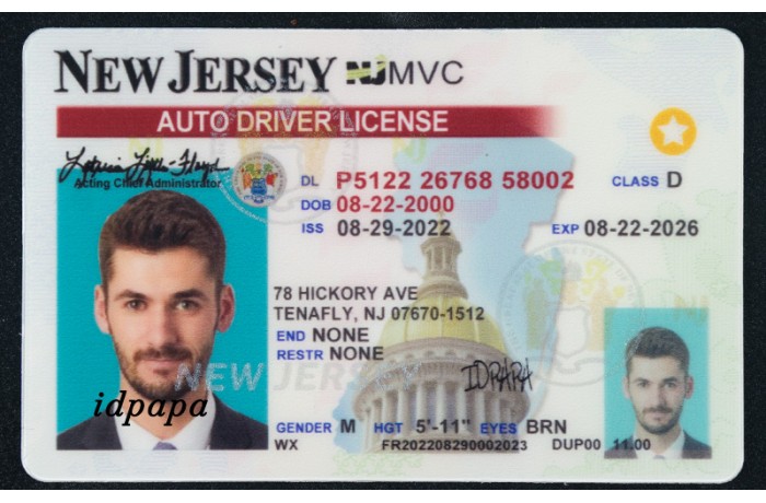 New Jersey Fake ID