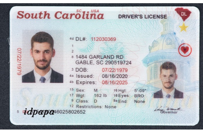 South Carolina Fake ID