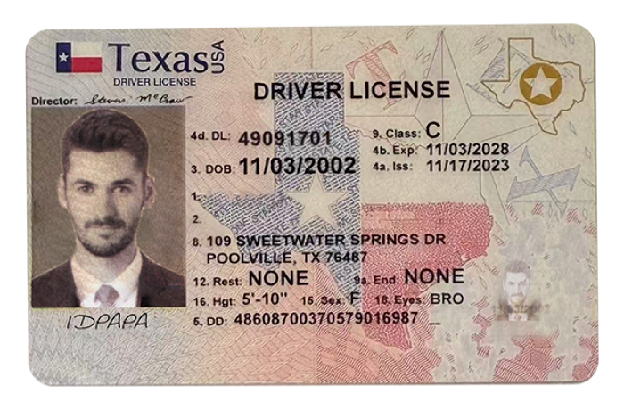 Texas Fake ID (upgrade version)