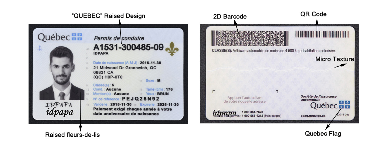 Quebec Fake ID Premium Quebec Fake ID