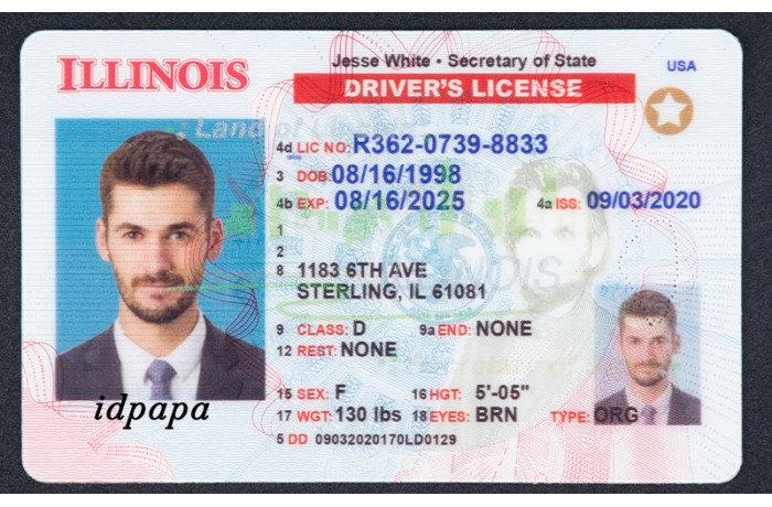 ILLINOIS Driver’s License ILLINOIS Driver’s License