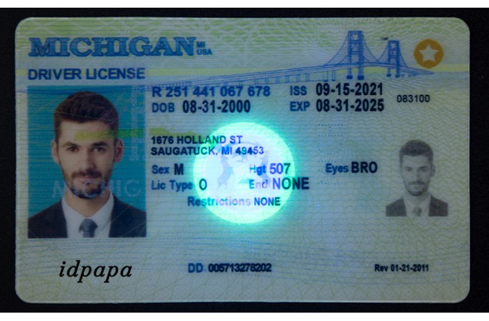 Michigan scannable fake-id